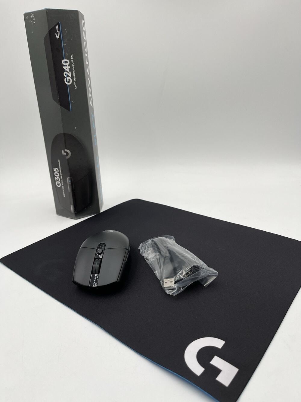 Logitech G305 Wireless Lightspeed Gaming Mouse with G240 Mousepad